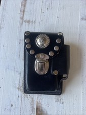 Vintage black leather for sale  Huntley
