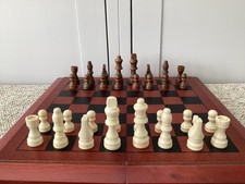 Chess set wood for sale  TAMWORTH