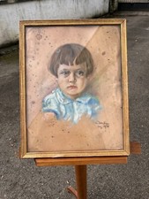 Pastel ancien portrait d'occasion  Montendre