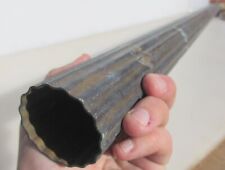 Pólo de cortina de latão vitoriano antigo trilho cabide tubo antigo com nervuras 52"L comprar usado  Enviando para Brazil