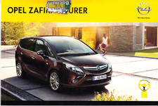 Opel Zafira  C  Tourer Prospekt  76 Seiten  Brochure    12  - 2012 comprar usado  Enviando para Brazil