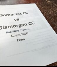 Somerset glamorgan cricket for sale  WREXHAM