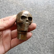 Cabeça de caveira de latão garra mão bengala alça topper 80710 comprar usado Cabeça de caveira de latão garra mão bengala alça topper 80710 comprar usado  Enviando para Brazil