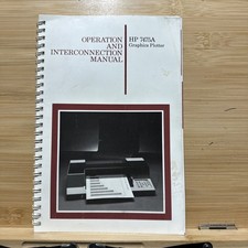 Plotadora gráfica HP 7475A manual de operação e interconexão 1986 comprar usado  Enviando para Brazil