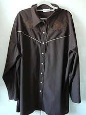 Popken westernbluse braun gebraucht kaufen  Mannheim