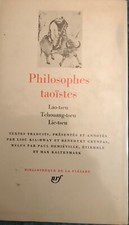 Pleiade philosophes taoïstes. d'occasion  Nice-