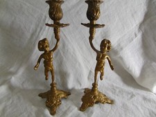 Vintage brass candleholders for sale  Geneseo