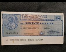 Mini assegno 200 usato Mini assegno 200 usato  Seregno