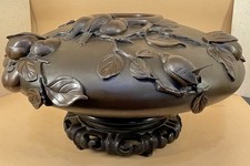 Usado, Vaso de bronze japonês museu com decorações esculturais comprar usado  Enviando para Brazil
