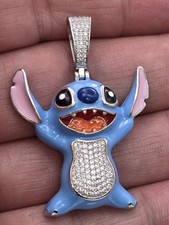 PINGENTE CHARME DISNEY LILO PONTO FINAL 925 PRATA ESTERLINA ESMALTE CZ comprar usado  Enviando para Brazil