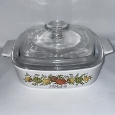 CORNING WARE 1 QT CAÇAROLA PRATO LECHALOTE A-1-B SPICE OF LIFE TAMPA PIREX A70 VINTAGE comprar usado  Enviando para Brazil