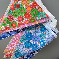 Usado, Tecido Artesanal Floral Bunting diferentes comprimentos ~ Designs Casamentos Vintage shabby comprar usado  Enviando para Brazil