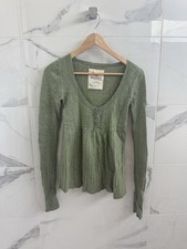 Camisa de manga comprida vintage Y2K Hollister Babydoll verde Bella Swan suéter - Tamanho G comprar usado  Enviando para Brazil