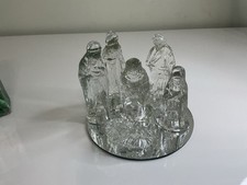 Nativity set glass for sale  Catlett