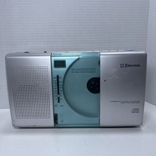 Rádio AM/FM portátil CD player Emerson PD5098 antigo TESTADO-*LEIA*(sem cabo) comprar usado  Enviando para Brazil