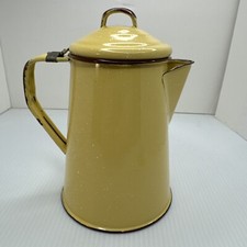 Vintage yellow enamelware for sale  Van