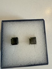 Moldavite earings silver gebraucht kaufen  Frankfurt am Main