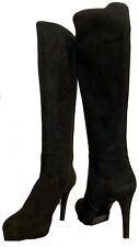 Elegant woman suede usato  Venezia