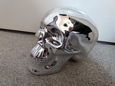 Chrome skull shaped for sale  LINCOLN