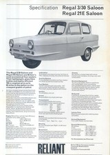 Reliant regal 21e for sale  BATLEY