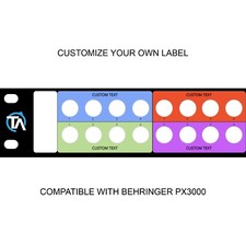 Custom patchbay label for sale  Nashville