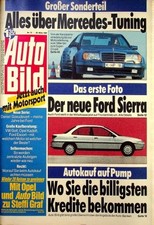 1) Auto Bild 13/1989 - Opel Corsa Joy 1.3i Faltdac - Nissan Micra Topic 1.2 LX m comprar usado  Enviando para Brazil