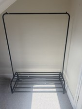 Black metal clothes for sale  LONDON