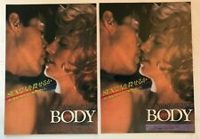 MADONNA Body of Evidence filme japonês FLYERS dois tipos 1993 thriller erótico comprar usado  Enviando para Brazil