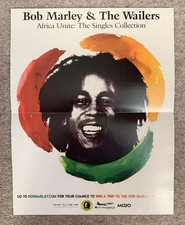 BOB MARLEY RAINBOW LIVE DVD  AFRICA UNITE ORIGINAL DOUBLE SIDED POSTER 2005 comprar usado  Enviando para Brazil