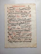 Antikes antiphonar doppelseite gebraucht kaufen  Neuss