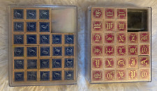 Wooden alphabet stamp for sale  PORTSMOUTH