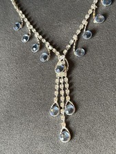 Blue diamanté rhinestone for sale  WOLVERHAMPTON