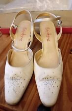 Cream wedding shoes for sale  YARM