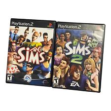 Lote de 2 The Sims and The Sims 2 PlayStation 2 PS2 comprar usado  Enviando para Brazil