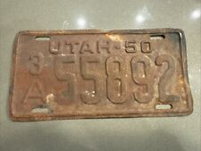 1950 utah license for sale  Riverton