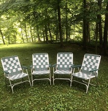 Vtg aluminum webbed for sale  Cleveland