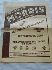 Vintage catalogue norris d'occasion  Bais
