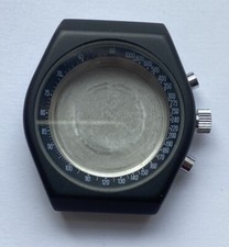 NOS BOITIER PVD NOIR MONTRE CHRONOGRAPH MECANIQUE @ CHRONO WATCH VALJOUX ? CASE, usado comprar usado  Enviando para Brazil