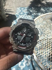 Usado, Pulseira de borracha preta diamante Casio G SHOCK GA100 comprar usado  Enviando para Brazil