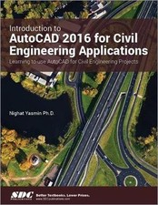 INTRODUCTION TO AUTOCAD 2016 FOR CIVIL ENGINEERING By Nighat Yasmin **Mint** comprar usado  Enviando para Brazil