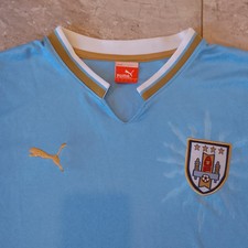 CAMISA DE FUTEBOL URUGUAI AUF 2014/2015 CASA PUMA TAMANHO GG masculina comprar usado  Enviando para Brazil