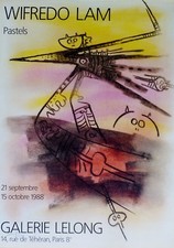 Wifredo lam pastels for sale  San Diego