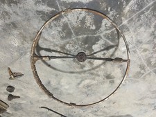 volante vintage de 2 raios 17,5 diâmetro, 6 polegadas profundidade sem pista sobre a marca comprar usado  Enviando para Brazil