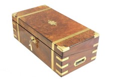 Antique Victorian Walnut Lap Desk in olive root wood, late 19th century comprar usado  Enviando para Brazil