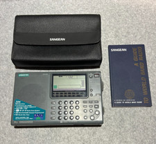 Receptor sintetizado de rádio banda mundial Sangean ATS 909 com estojo e guia de 116 páginas comprar usado  Enviando para Brazil