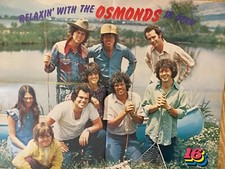 The Osmonds, Donny Osmond, Brothers, Jackson Five, pôster dobrável de quatro páginas, aa, usado comprar usado  Enviando para Brazil
