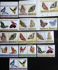Papillons lot timbres d'occasion  Grièges