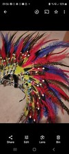 Feather headdress carnival for sale  LONDON