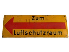 Emailschild zum luftschutzraum gebraucht kaufen  Duisburg