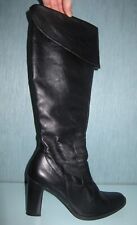 Bottes cuir noir d'occasion  Fonsorbes